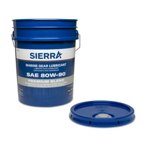 18-9600-5 Sierra International Premium Lower Unit Gear Lube - 5 Gallons, white