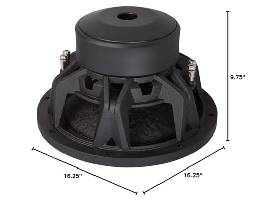 BAMF Series Power Acoustik Subwoofer (15", 3,800 Watts max, Dual 2Ω)