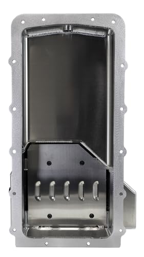 Moroso Aluminum Drag Race Oil Pan 20580, Fits 5.0 Ford Coyote Engine, Use w/External Wet Sump Oil Pump, #16AN Pick Up