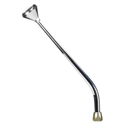 ES Shifter Lokar Performance Products GM 4L80 Chrome 16" Single Bend Lever Mushroom Polished Knob