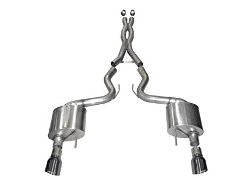 2015-2017 Ford Mustang Gt Cat Back Dual Rear Exit 3.0" Exhaust System with 4.5" Tips (14328) Extreme Sound Level