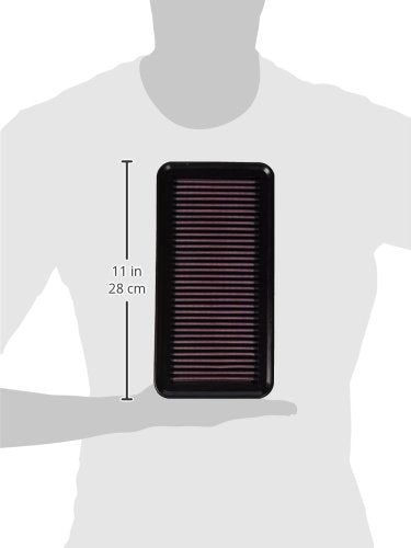 Reusable K&N Engine Air Filter: Clean Every 75,000 Miles, Washable, Premium, Replacement Car Air Filter: Compatible with 2005-2013 HYUNDAI/KIA (Accent, BEIJING Accent, Rio, II, III, Rio5), 33-2354