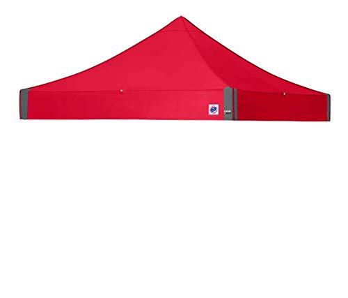 E-Z UP Instant Shelter Eclipse Canopy, 10' x 10', Gray Steel Frame and Professional Grade Punch Top