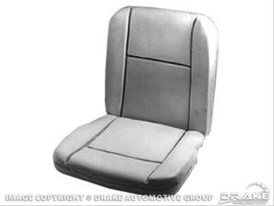 C7ZZ-6560050-1S Scott Drake 1967 Bucket Seat Foam Set Standard/Deluxe Interior