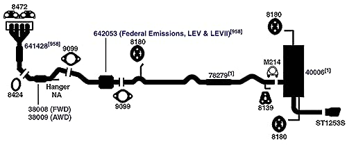 Mufflers AP EXHAUST 40006