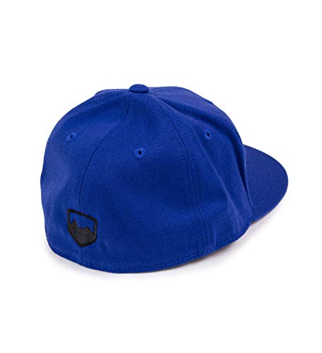 Premium Flexfit TeraFlex 5237027 Hat, Flat Visor Royal Blue - Large/XL, 1 Pack