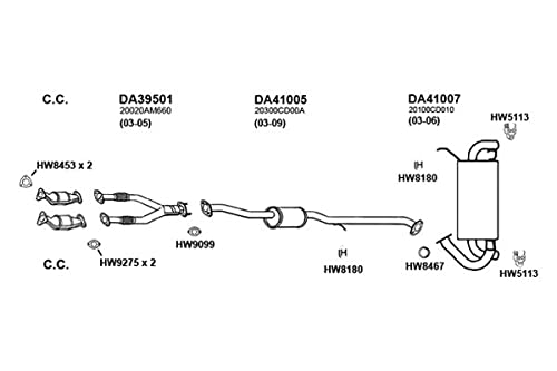 HW8467 Ansa - Exhaust Pipe Flange Gasket