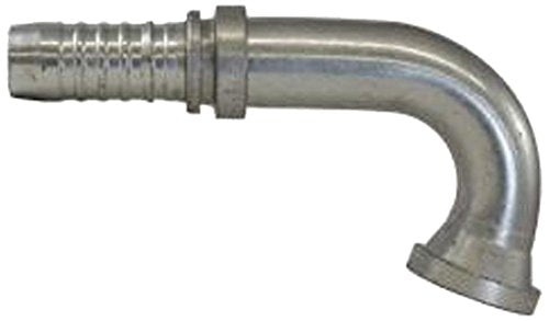 Gates GlobalSpiral 12GS-12FL135-070 Couplings, Code 61 O-Ring Flange, Zinc Plated Carbon Steel, 3.82", 135° Bent Tube, 3/4" ID