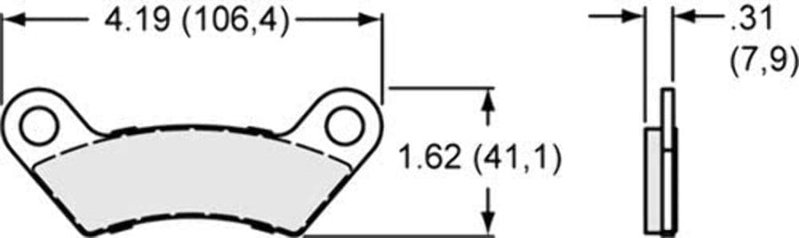 Brake Pad Set Wilwood 15011648K