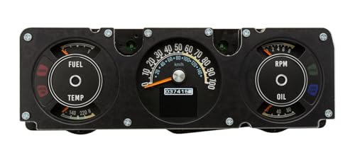 Dakota Digital Retrotech RTX-73J-WAG-X Gauge Instrument System Compatible with Jeep 1973-85 Wagoneer, Cherokee & J Trucks
