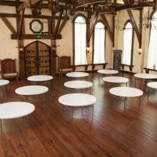 6 ft. Lifetime Round Tables | 22673 Tables | Plastic Banquet Furniture 12 Pack
