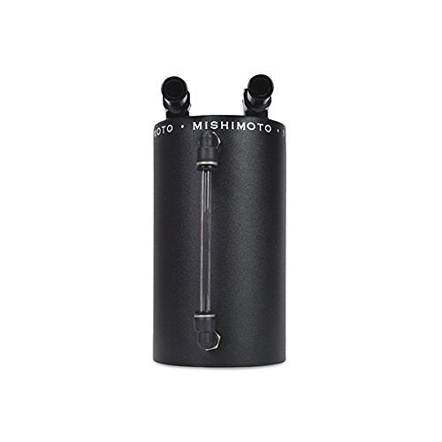 Mishimoto Aluminum Oil Catch Can - Large Wrinkle Black