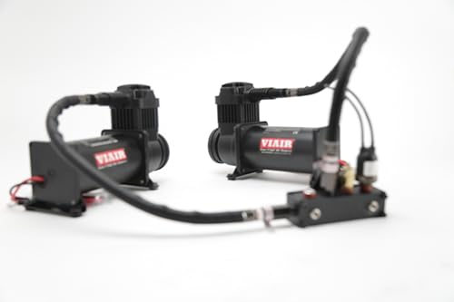 400 Dual Stealth Black Viair Mounted System (VMS), 150PSI