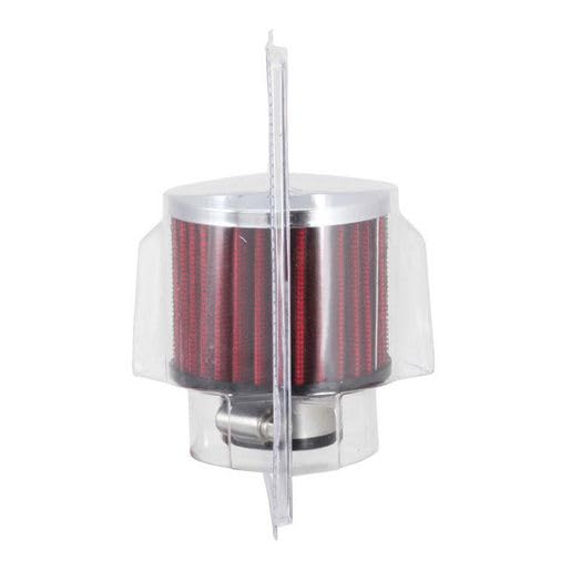 K&N Air Filter/Breather Vent: High Performance, Premium, Washable, Replacement Engine Filter: Flange Diameter: 1.25 in, Filter Height: 2.5 in, Flange Length: 0.875 in, Shape: Breather, 62-1390