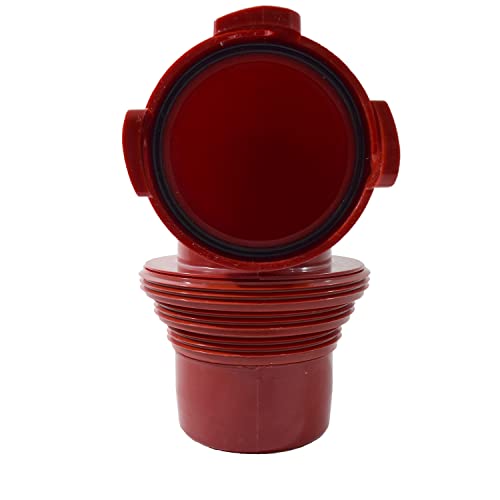 EZ Coupler Valterra F02-3112 90° Bayonet Sewer Fitting, Red