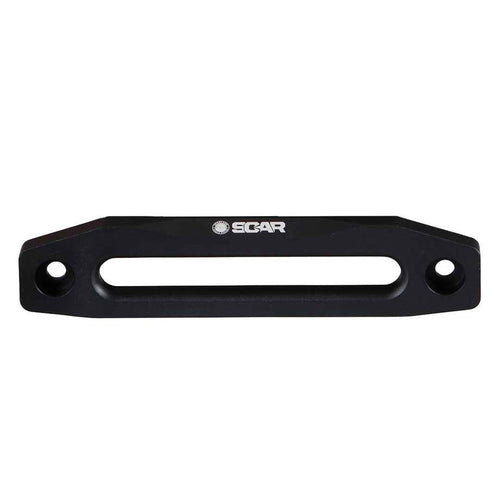 Recovery Winch Overland Vehicle Systems - Aluminum Fairlead w/Scar Logo Black Powder Coat w/Clear Finish