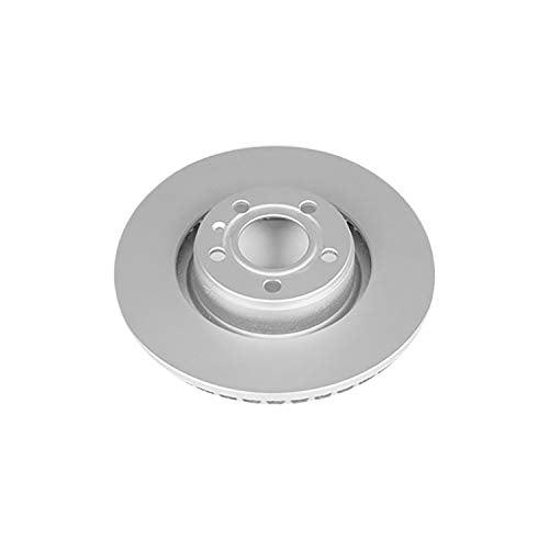 Power Stop front EBR831EVC Evolution Genuine Geomet® Coated Brake Rotor For Audi A6 2006-2011, Audi A6 Quattro 2005-2008 [Model Specific]