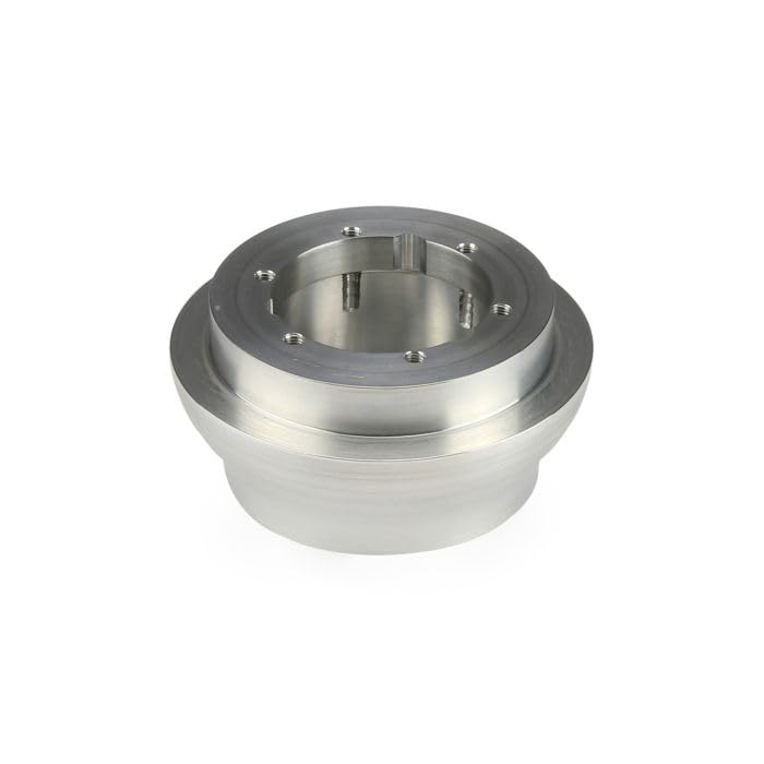 SIX Bolt to Three Bolt Mark 40 MACHINED Finish Billet Aluminum Steering Wheel HUB Adapter Plate