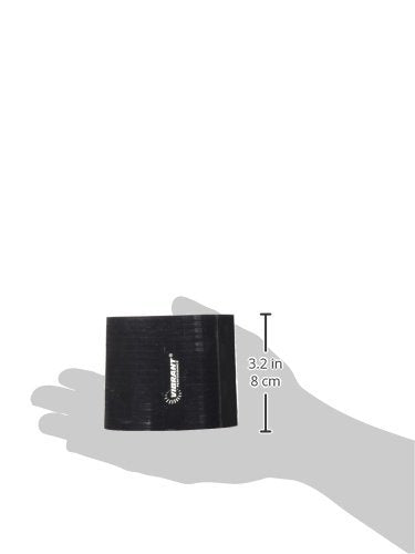 4 Ply Silicone Sleeve Vibrant Performance 2714, 3" Black