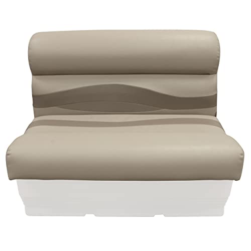 Premier Series Wise BM1144-1749 Pontoon 36" Bench Seat Cushion Set, Mocha Java/Café/Mushroom