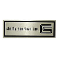Door Sill Scott Drake S1MS-6513208-T Scuff Plate Emblems Pair