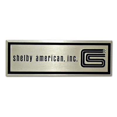 Door Sill Scott Drake S1MS-6513208-T Scuff Plate Emblems Pair