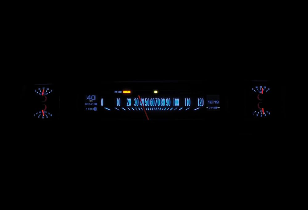 Dakota Digital RTX Gauge Instrument System RTX-66C-IMP-X Compatible with Chevy 1966 Caprice/Impala