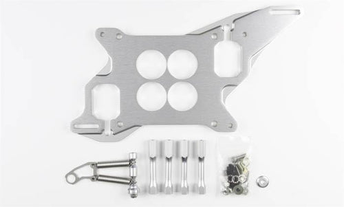 Lokar 1010164 Performance Products 1.75" Bore 4150 4 Hole Plenum Raw Rod Type Throttle Cable Mounting Bracket & Spring Return Kit