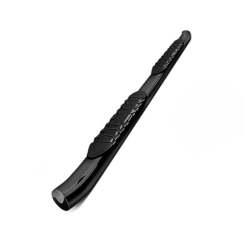 EXTREME Black Horse Side Step Satin Black Compatible with 15-24 Ford F-150 SuperCrew Cab|22-24 Ford F-150 Lightning SuperCrew Cab|17-24 Ford F-250 SD/F-350 SD/F-450 SD/F-550 SD Crew Cab-9BFRSCBK5OV-BN