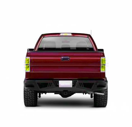 Heavy Duty Black Horse Armour Rear Bumper Matte Black Compatible with 2006-2014 Ford F-150-ARB-F106