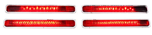 1967 Pontiac GTO Dakota Digital, LED TAILLIGHT INSERT - Compatible with 1967 Pontiac