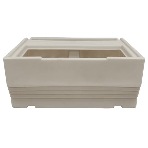 Premier Series Wise BM1143-1B-990 Pontoon 27-Inch Bench Base Only, Platinum