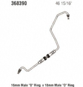 Power Steering Gates 368390 Hose Assembly Pressure Line