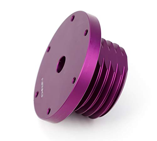 NRG Innovations Gaming Streering Wheel NRG-SRK-TMH-PP Short Hub Adapter 6x70mm Bolt Pattern Purple Body