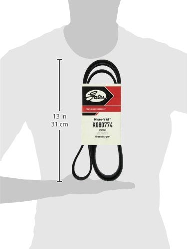 Micro-V Gates K080774 Serpentine Drive Belt