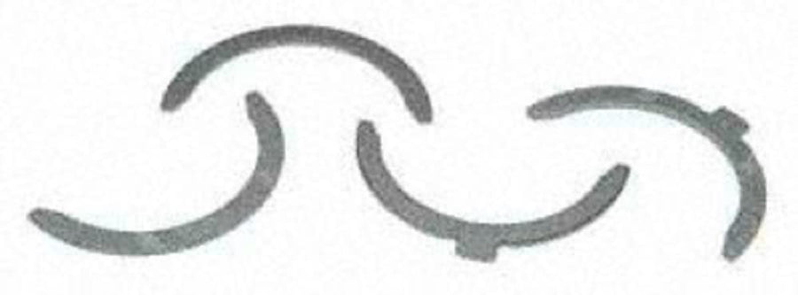 Engine Crankshaft Thrust Washer Set Clevite 77 TW-553S