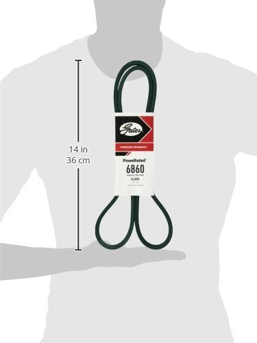 1/2" X 60" Gates PoweRated V-Belt