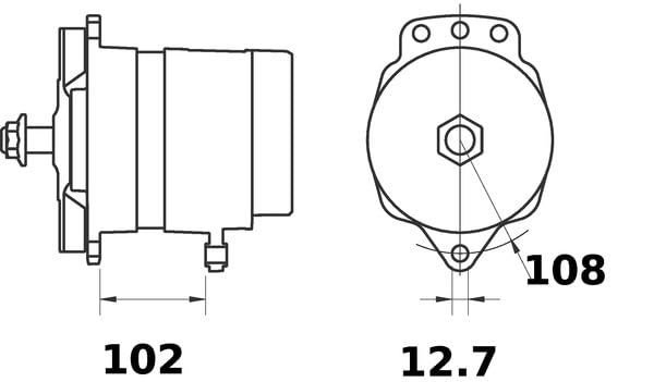 Alternator Mahle - MG266