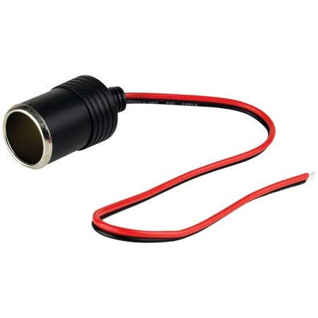 Install Bay BLACK Cigarette Lighter Adapter Female Plug