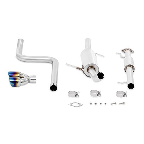 Mishimoto Cat-Back Exhaust MMEXH-FIST-14RBT Resonated Fits Ford Fiesta ST 2014+ Burnt Tips