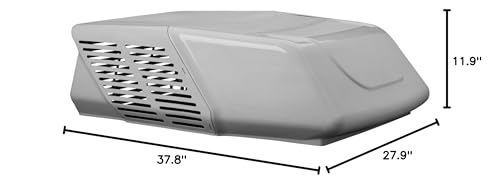 Mach 10 Soft Start Series Coleman-Mach 45203-0753 Low-Profile Air Conditioner, Non-Ducted, Quiet Start, Wood Skid - 13,500 BTU, Polished White