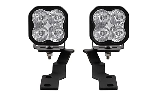 Diode Dynamics SS3 LED Ditch Light Kit DD6372 for 2016-2021 Toyota Tacoma, Sport White Combo