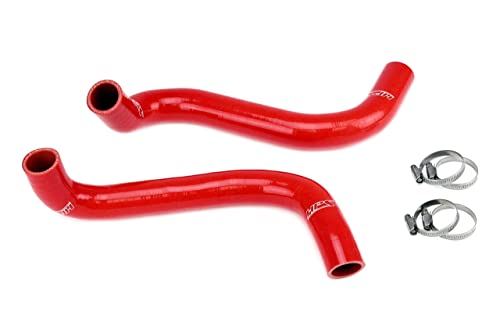 HPS Performance Silicone Red Radiator Hose Kit Compatible for 1984-1985 Mercedes-Benz 300D 3.0L Diese, 57-2011-RED