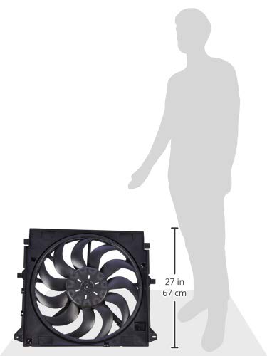 Cooling Fan Assembly TYC 624170 Compatible with 2015-2020 Chevrolet Colorado