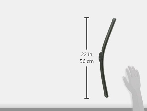 22-Inch (550mm) PIAA Si-Tech Silicone Wiper Blade, Premium All-Season OEM Windshield Wiper Replacement