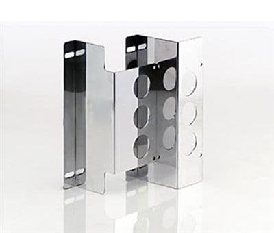 Be Cool 77100 Lh & RH Polished Condenser Brackets 55-57 Chevrolet Crossflow Radiator (2), 1 Pack