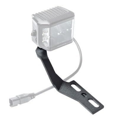 XE Hood Hinge Cube Light Mount Go Rhino | Mild Steel, Textured Black | 732305T | Fits 2010-2022 Lexus GX460, SUV