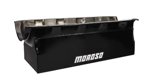 Moroso Big Block Chevy 20025 Steel Marine Oil Pan, Box Style Sump, 8" Depth, Fits Mark IV Block