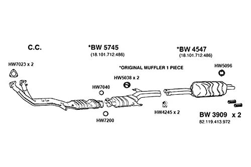 HW5096 Ansa - Exhaust Hanger