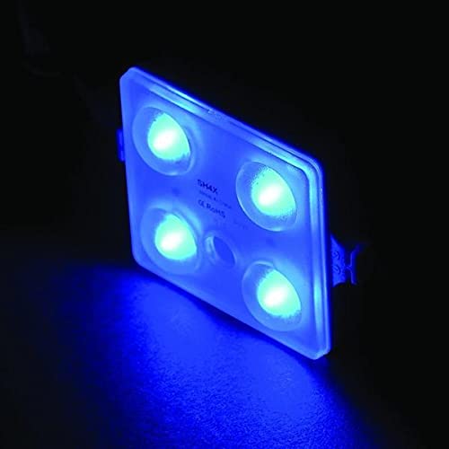4 LED SINGLE SQUARE MODULE BLUE